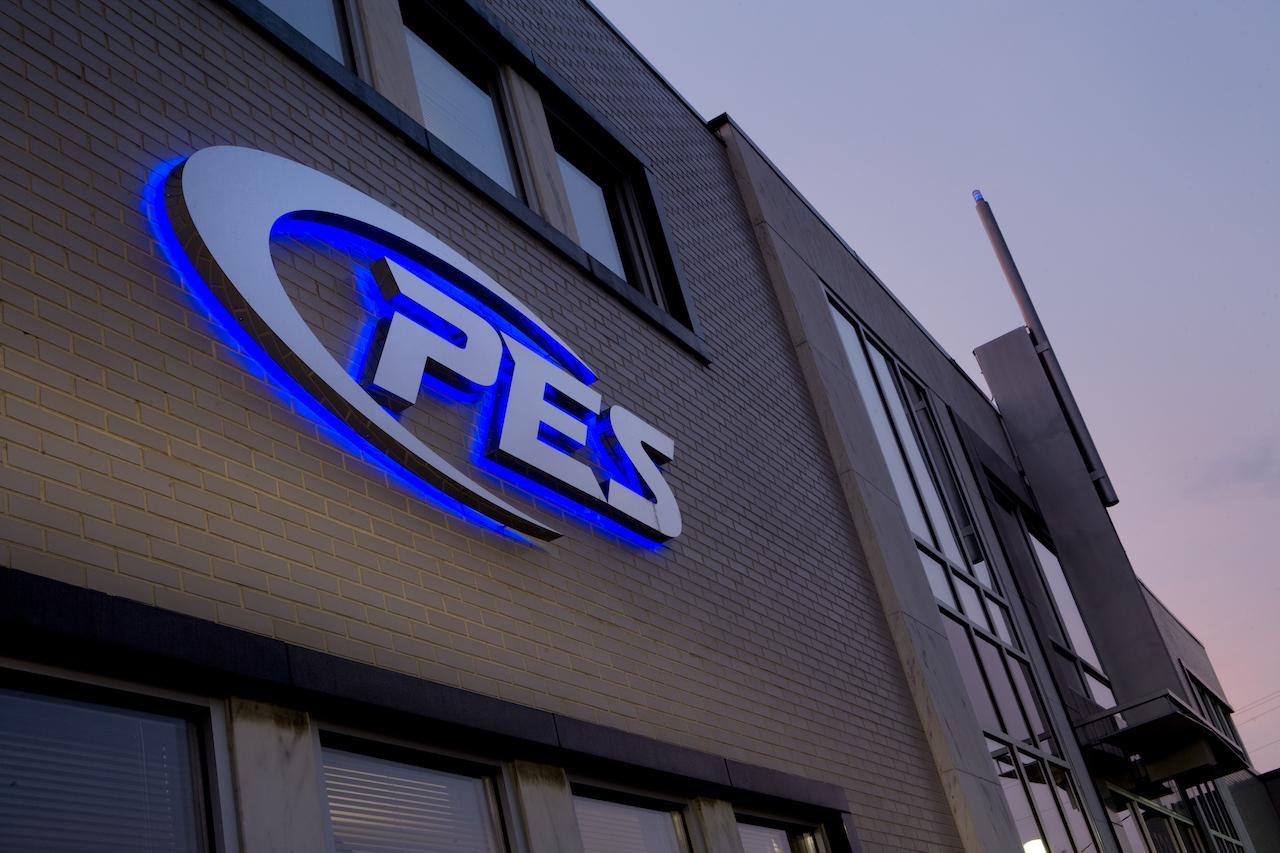 Photo of PES building signage
