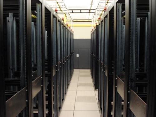 Photo of Racks of Data Storage