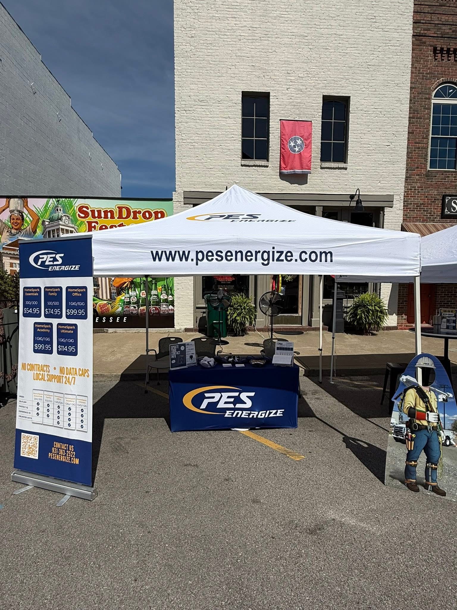 PES Energize Booth at the 2026 SunDrop Festival